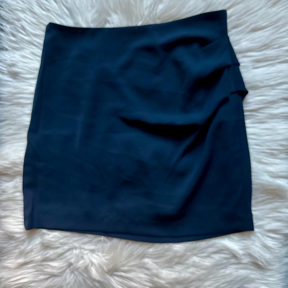 Banana Republic ruched mini skirt